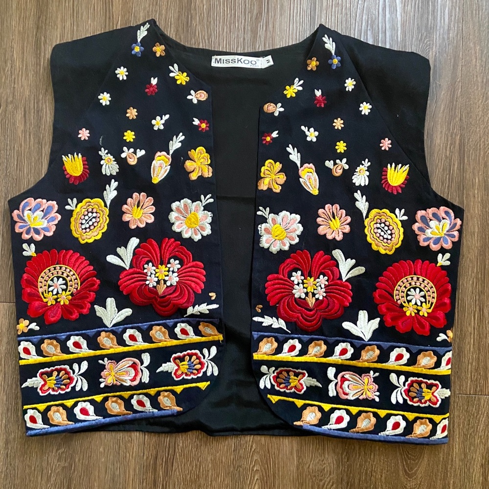 Embroidered Vest